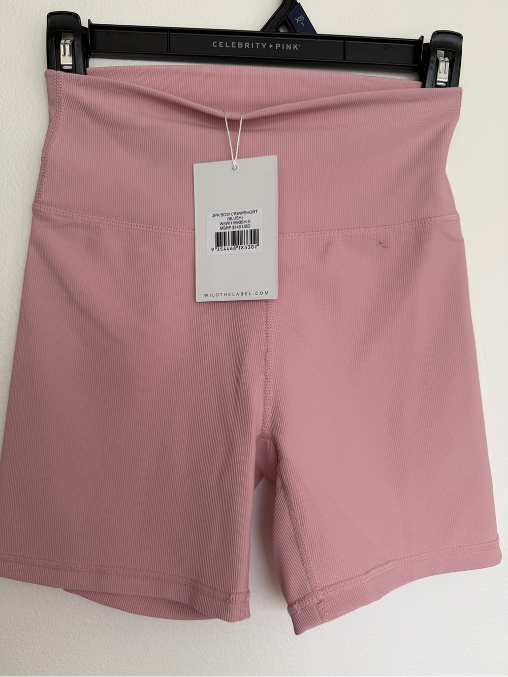 SET- Wilo The Label blush pink crewneck and shorts set - Picture 8 of 11